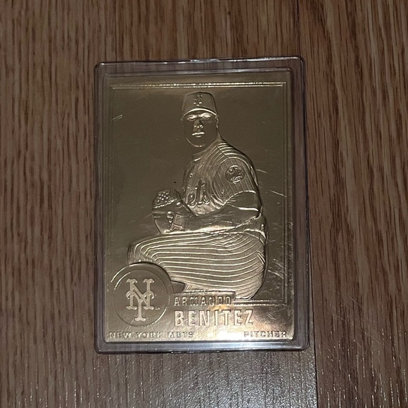 Armando Benitez Mets Danbury Mint 22kt Gold Card (MISC10) - Picture 1 of 2